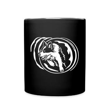 Border Collie "Black Edition" - Full Colour Mug - black - Front