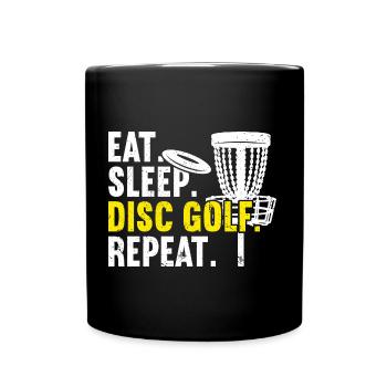 Disc Golf - Full Colour Mug - black - Front
