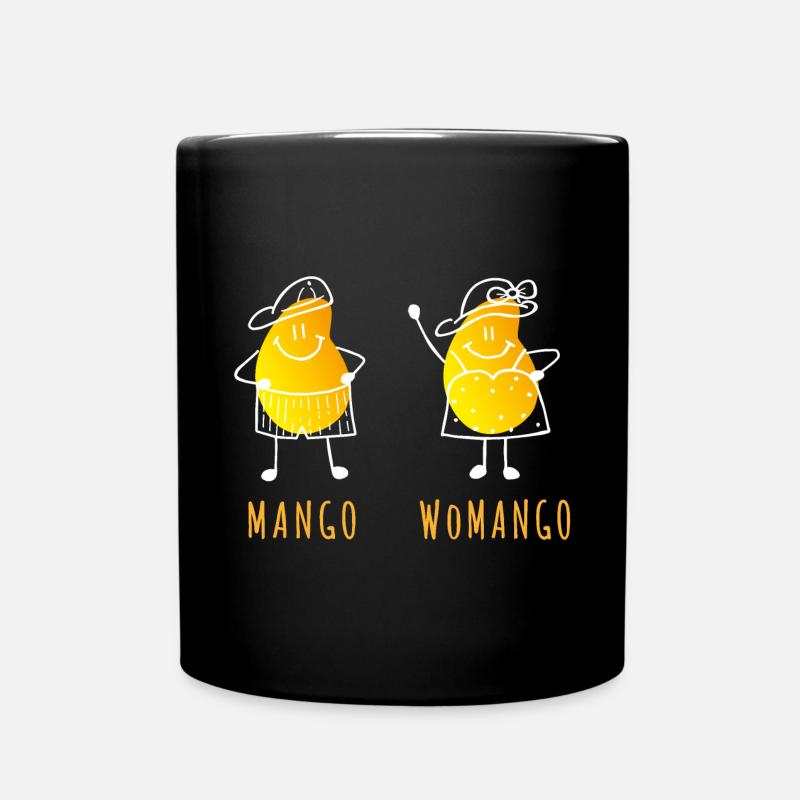 Mangue - Womango - Jeu de mots, Jeux de mots - Mug uni - noir