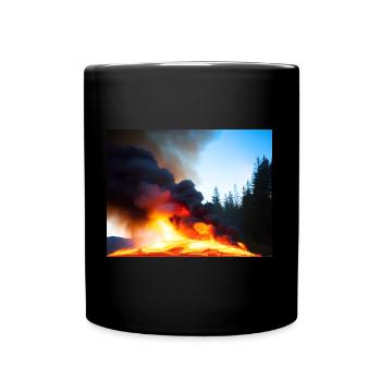 Magma Madness - Full Colour Mug - black - Front