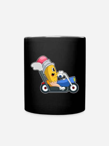 Moto Pencil - Mug uni - noir