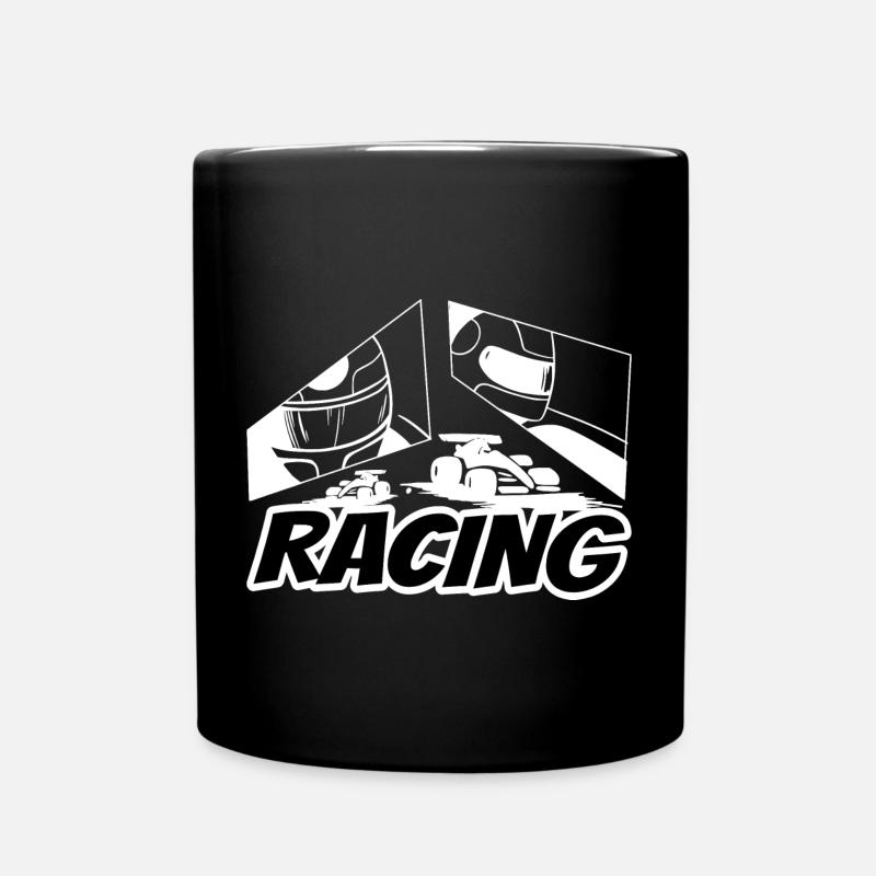 Racing competition race fastest possible time - Full Colour Mug - black