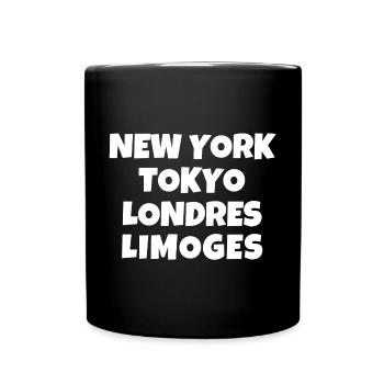 Limoges; Southwest, 87, 87000 - Full Colour Mug - black - Front