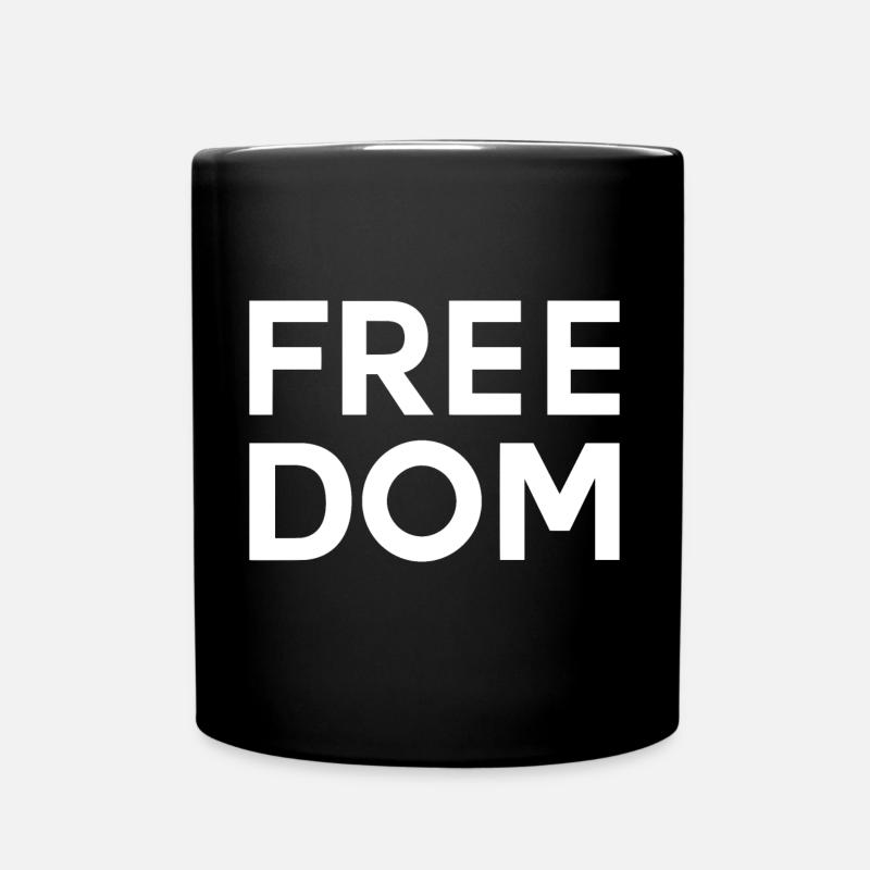 LIBERTÉ Déclaration libre Liberté - Mug uni - noir