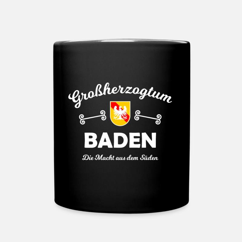 Das schöne Badnerland - Tasse einfarbig - Schwarz