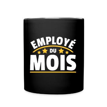Employé Du Mois Employee of the Month Récompense - Mug uni - noir - Devant