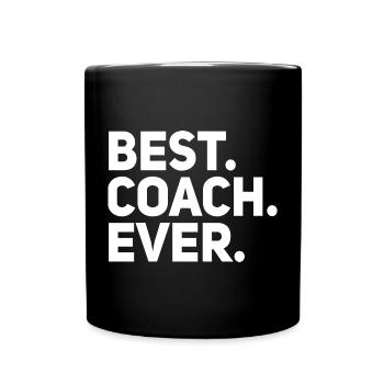 Best Coach Ever - Full Colour Mug - black - Front