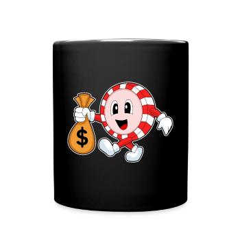Jetons de poker poker - Mug uni - noir - Devant