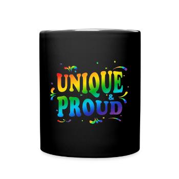 Unique Proud clr - Mug uni - noir - Devant