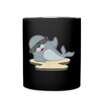 Seal Sunglasses - Full Colour Mug - black - Front
