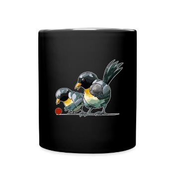 Boules de boules de boules pour pétanque - Mug uni - noir - Devant