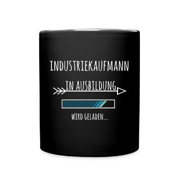 Industriekaufmann Ausbildung Beruf Industrie - Tasse einfarbig - Schwarz - Vorne