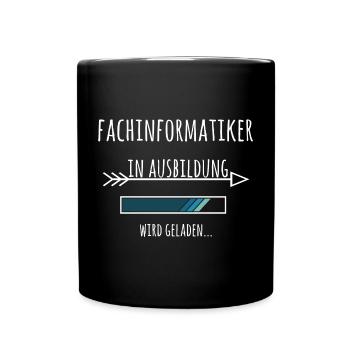 Fachinformatiker Ausbildung Beruf - Tasse einfarbig - Schwarz - Vorne