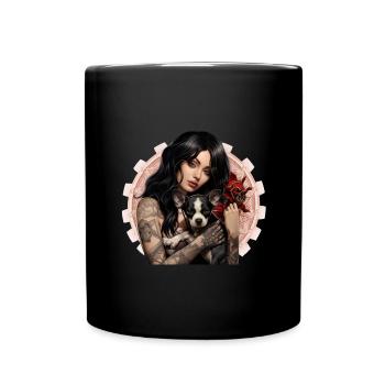Noir Porté Noir Romantique Noir Gothique - Mug uni - noir - Devant