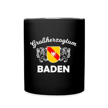 Die Badenser kommen - Tasse einfarbig - Schwarz - Vorne