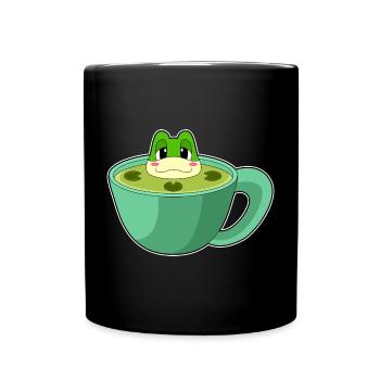 Mug grenouille - Mug uni - noir - Devant