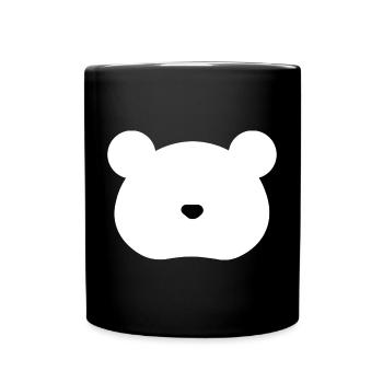 Polar Bear - Full Colour Mug - black - Front
