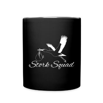 Stork Squad Labor & Delivery Nurse - Tasse einfarbig - Schwarz - Vorne
