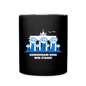 Ensemble, nous sommes forts - Mug uni - noir - Devant