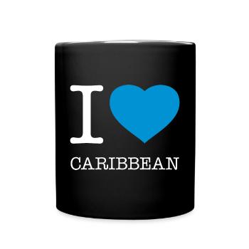 J’AIME LES CARAÏBES Karibik - Mug uni - noir - Devant