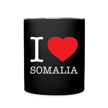 J’AIME LA SOMALIE - Mug uni - noir - Devant