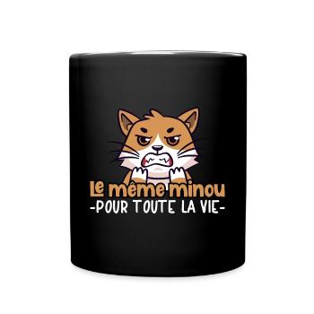 EVG Futur Marié Vie De Garçon Humour Mariage Team - Mug uni - noir - Devant