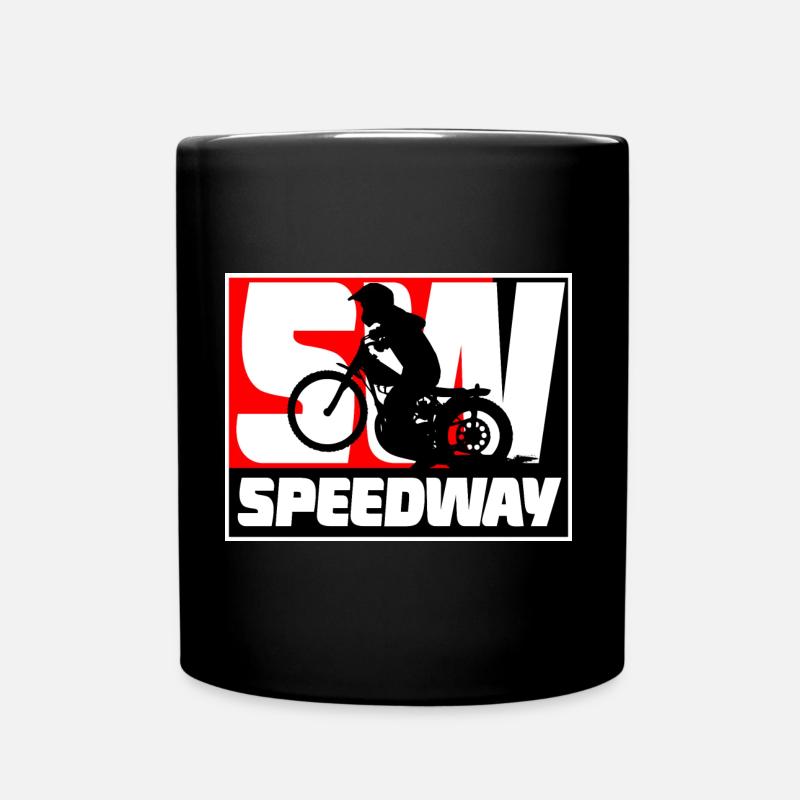 Speedway - Motorcycle Speedway - Tasse einfarbig - Schwarz