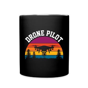 Drone Pilot - Full Colour Mug - black - Front