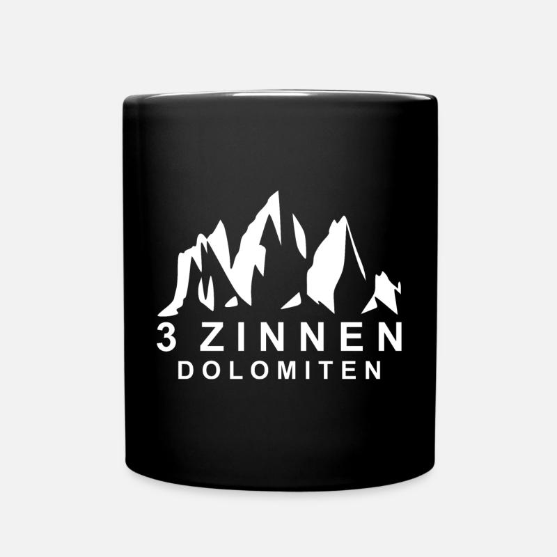 Dolomites des Trois Pics - Mug uni - noir
