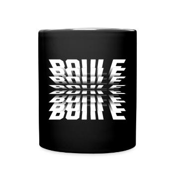 Boule Power! Bouler Outfit Boule Kugeln Petanque - Tasse einfarbig - Schwarz - Vorne