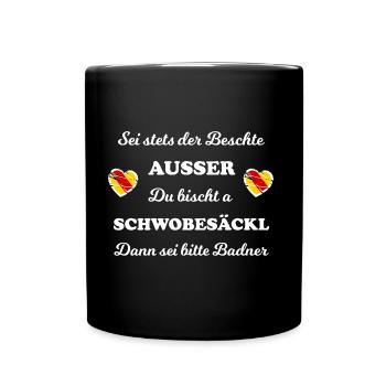 The home in Badnerland - Full Colour Mug - black - Front