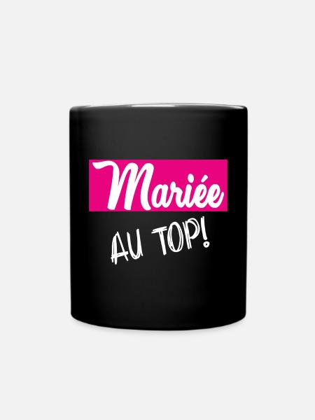 HOCHZEIT - Tasse einfarbig - Schwarz