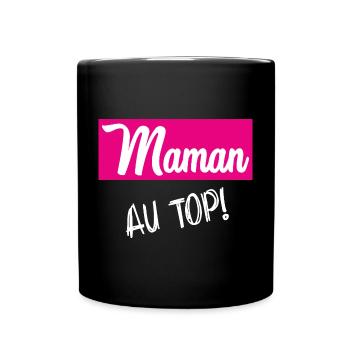 BONNE FÊTE MAMAN. MAMAN - Mug uni - noir - Devant