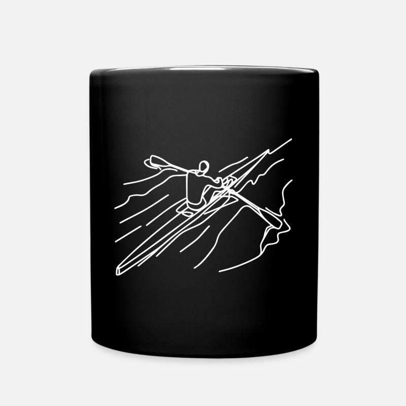Ruderer - Tasse einfarbig - Schwarz