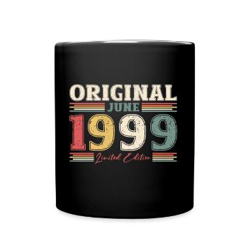 Légende Juin 1999 Millésime 1999 Anniversaire 1999 - Mug uni - noir - Devant
