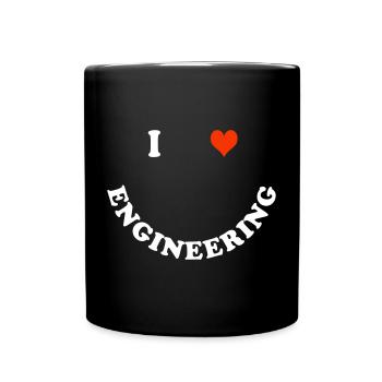 engineer - Tasse einfarbig - Schwarz - Vorne