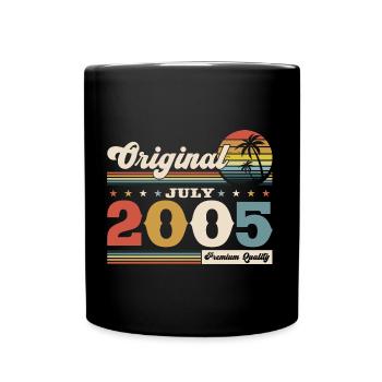19th Birthday Original July 2005 Vintage 2005 - Full Colour Mug - black - Front