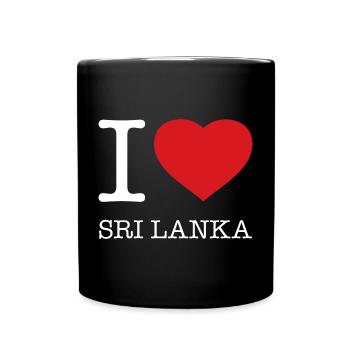 J'AIME LE SRI LANKA - Mug uni - noir - Devant