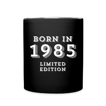 born in 1985, année de naissance, 39 ans - Mug uni - noir - Devant