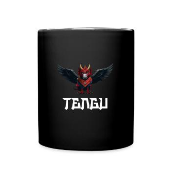 Tengu Manga Pinyin tiāngŏu Himmelshund Anime - Tasse einfarbig - Schwarz - Vorne