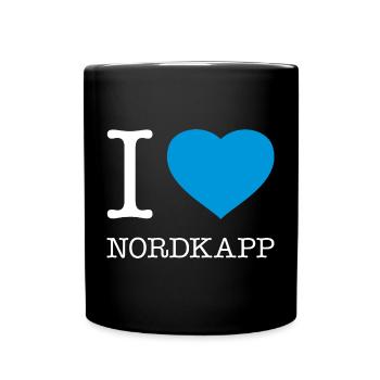 I LOVE NORDKAPP Norway Norwegen - Full Colour Mug - black - Front