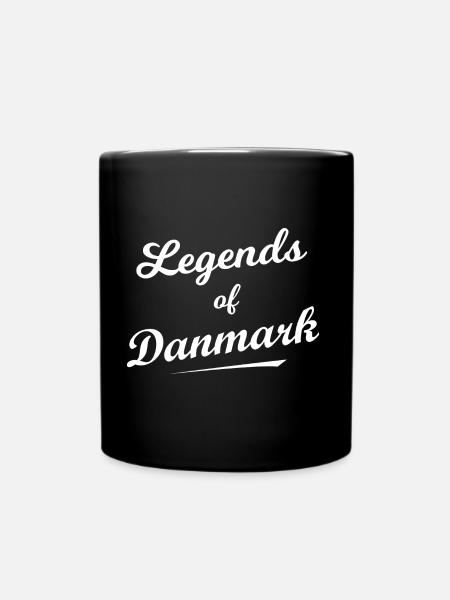 The fans from Denmark - Full Colour Mug - black