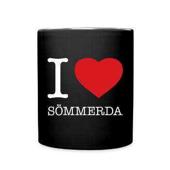 J’ADORE SÖMMERDA - Mug uni - noir - Devant