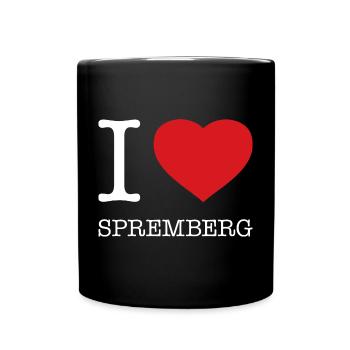 I LOVE SPREMBERG - Tasse einfarbig - Schwarz - Vorne