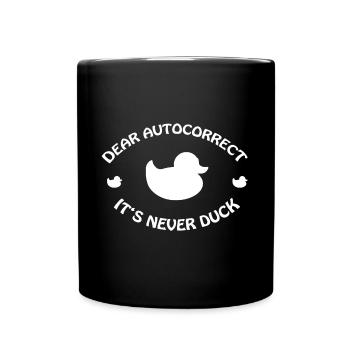 DUCK - Tasse einfarbig - Schwarz - Vorne