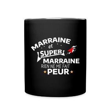 Hommage aux Marins et Superhéros - Mug uni - noir - Devant