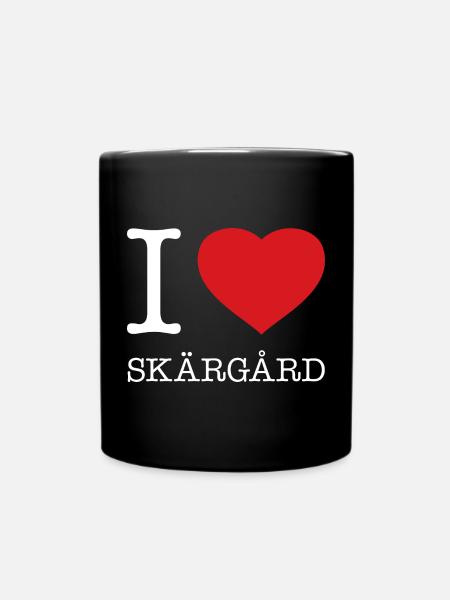 I LOVE SKARGARD - Tasse einfarbig - Schwarz