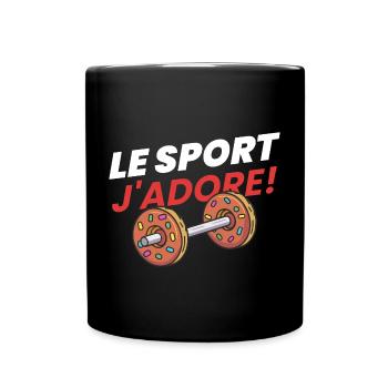 Donut Sport - Mug uni - noir - Devant