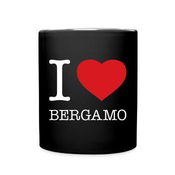 I LOVE BERGAMO - Tasse einfarbig - Schwarz - Vorne