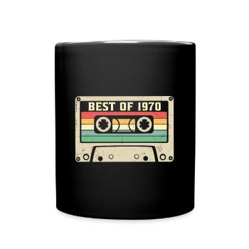 Best of 1970 Retro 55 Years Old 55th Birthday - Full Colour Mug - black - Front